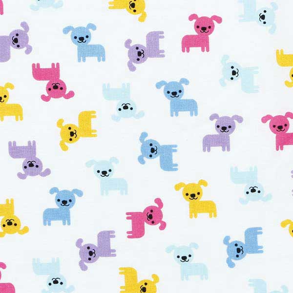 small dog fabric for patchwork ROBERT_KAUFMAN_URBAN_ZOOLOGIE_MINIS_AAK-16534-192_SPRING
